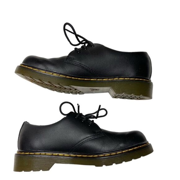 Dr. Martens Black 1461 Softy T Leather Shoes Size 5 - Picture 3 of 9